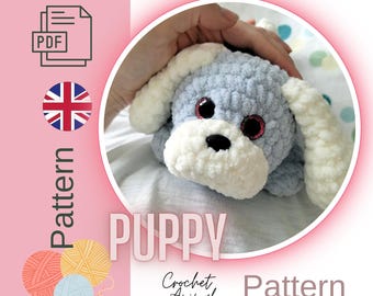 Crochet Pattern Puppy- Easy Step-by-Step Guide - PDF