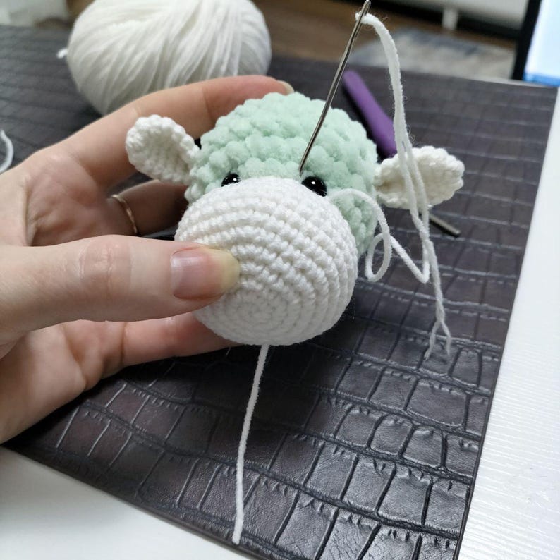 Crochet Pattern Little Sheep: Easy Amigurumi  tutorial for Beginners - PDF in English