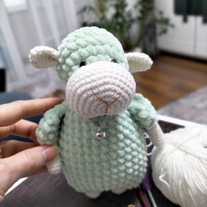 Crochet Pattern Little Sheep: Easy Amigurumi  tutorial for Beginners - PDF in English, Digital. Cute plush toys. Best gift for kids - Stuffed animal