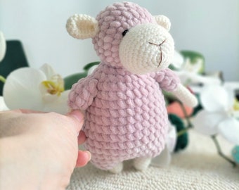 Amigurumi Plush Baby Lamb: Handmade Crochet Sheep