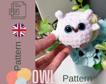 Owl Crochet Pattern No Sew: Easy Amigurumi PDF Tutorial