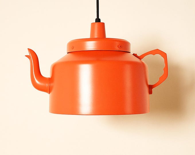 teapot hanging light quirky teapot hanging lamp handcrafted teapot hanging light vintage teapot hanging fixture hanging light
