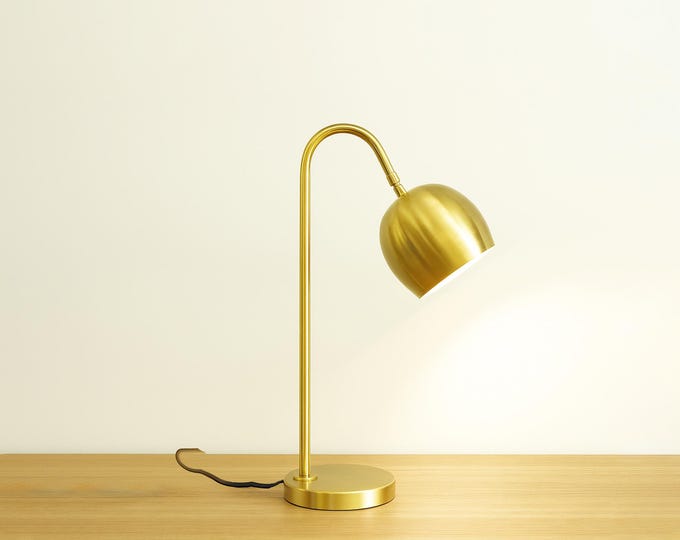 Unique desk lamp handcrafted table lamp for stylish workspace