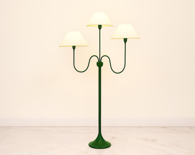 The Allure of Green Triple Shade Floor Lamps for Modern Homes