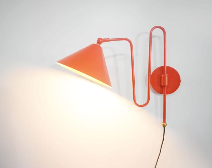 Vintage red Wall Sconce Elegant Home Lighting Decor light sconce