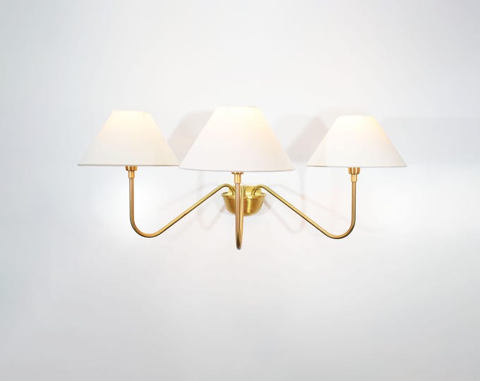 golden wall decor living room modern farmhouse vintage wall art 3 light pendant 3 light mini modern brushed brass sputnik chandelier wall
