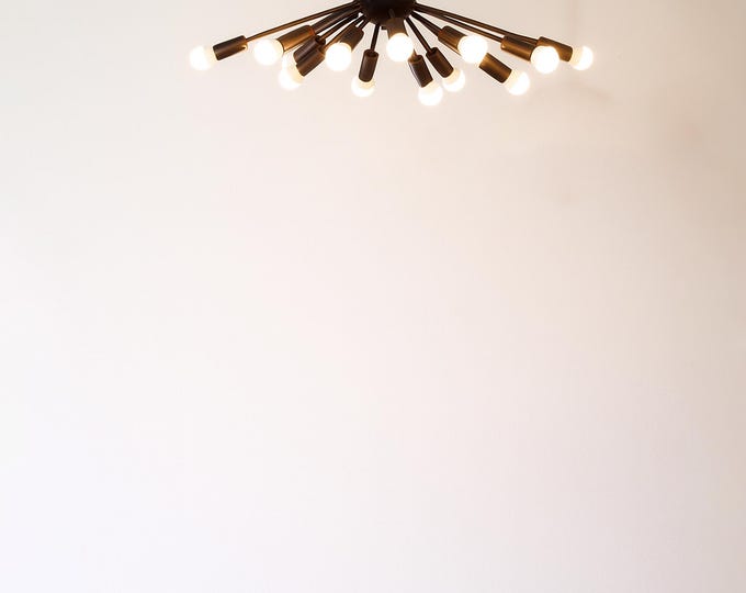 Black Bulb Chandeliers: A Statement of Opulent Design Gothic Stilnovo Chandelier with Cascade Crystals Tiffany Style Ceiling Light Fixture