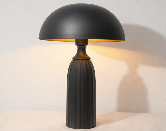 The Allure of Black Mushroom Lamps in Luxury Design