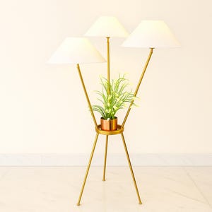 Stylish Floor Lamps with Three Shades for Your Home  Floor Lamps Featuring without tree pot