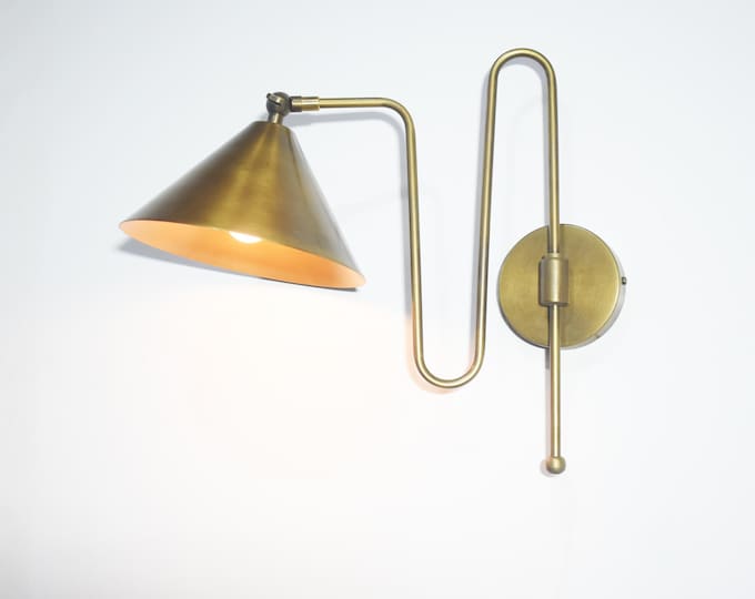 Vintage Brass Wall Sconce Elegant Home Lighting Decor