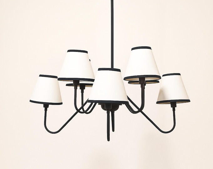 Branching light fixture black chandelier crystals lighting light pendant hanging lamp chandelier