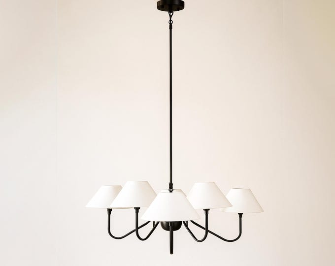 Embrace exquisite lighting craftsmanship in the timeless allure of Matte Black.