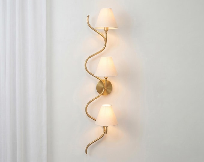 Discover the Charm of Golden Vertical lamp with canopy