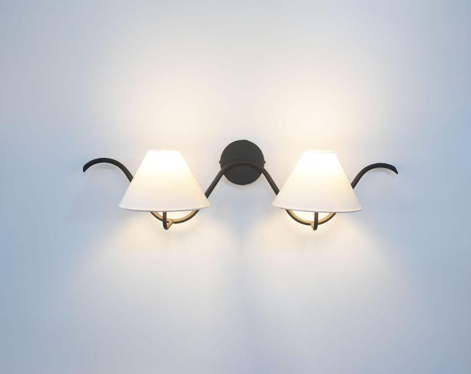 bedroom wall sconces light luxury lighting double wall sconce with shade vanity wall light kitchen wall lamp double wall lamp double wall sc