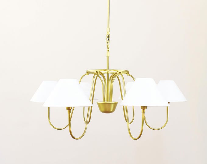Gold Chandelier Vintage  Ceiling Light for Modern Decor Gothic Stilnovo Chandelier with Cascade Crystals Tiffany Style Ceiling Light Fixture