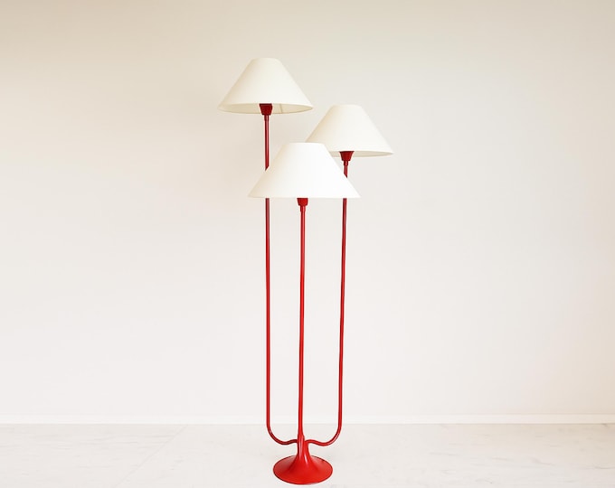 Embrace Elegance with a Red Unique Floor Lamp Design