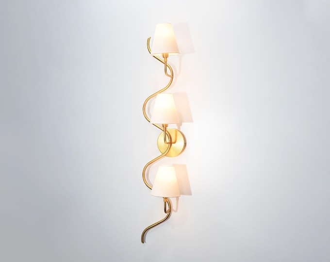 unique golden wall lamp bedroom lamp mid century bedroom light wall lamp living room royere style sconce master bedroom wall decor wall lamp
