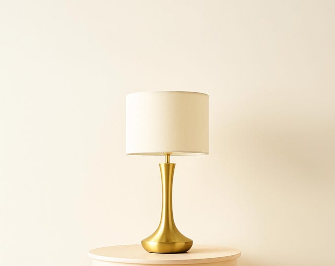 Vintage desk lamp Gold table light mushroom shaped lighting elegant home decor nostalgic touch classic desk lamp tabletop lighting