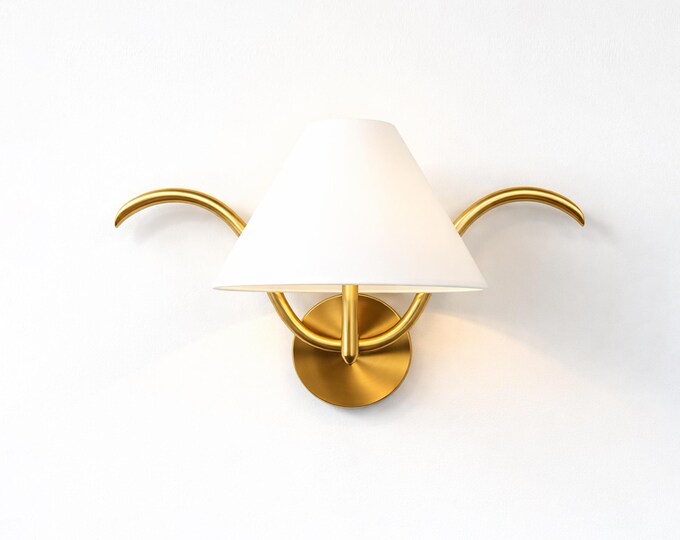 A timeless symbol of elegance — the Gold Brass wall sconce.
