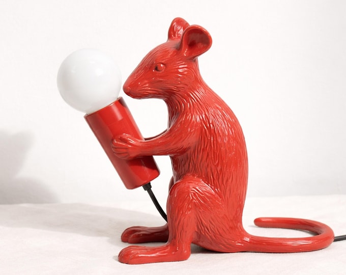 Transform Your Room with a Red Mouse Table Lamp