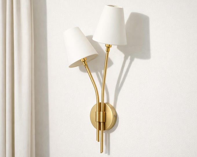 The warm embrace of Gold Brass brings artistry to illumination.