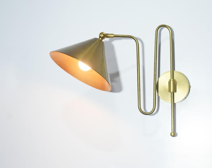 Vintage Brass Wall Sconce Elegant Home Lighting Decor