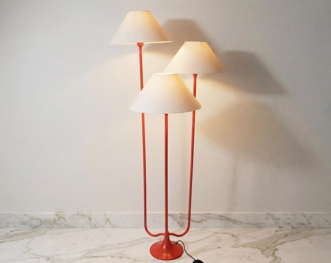 Embrace Elegance with a Red Unique Floor Lamp Design