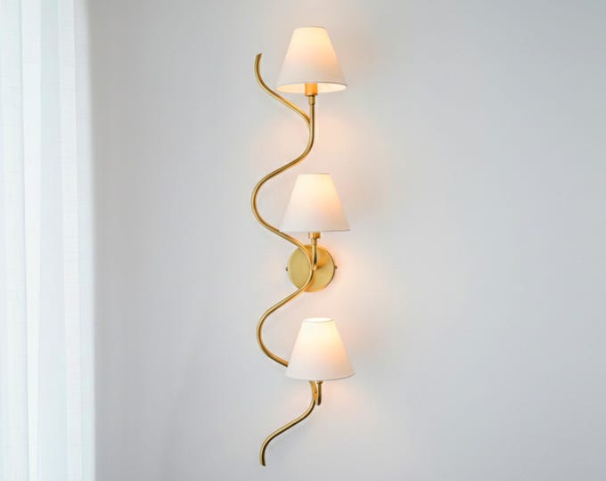Discover the Charm of Golden Vertical lamp with canopy