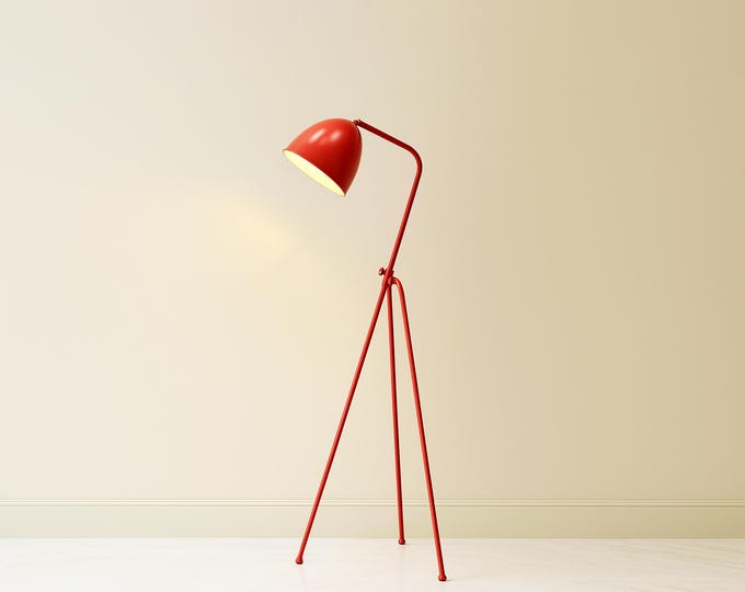 The Allure of Red: Modern Floor Lamps for Chic Homes