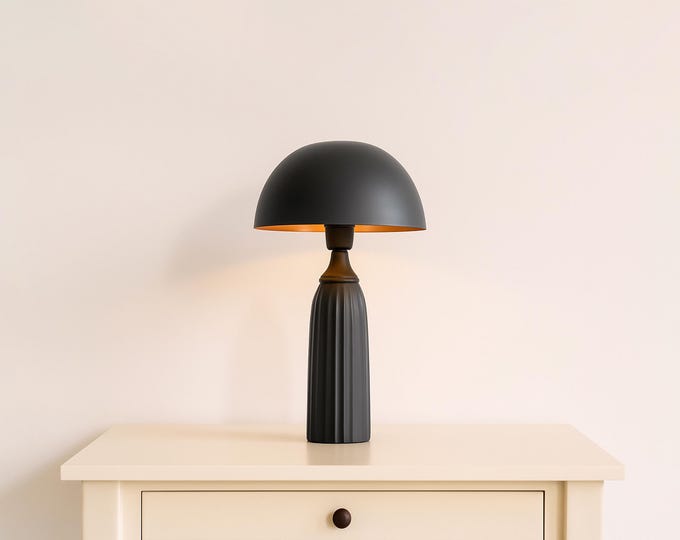 The Allure of Black Mushroom Lamps in Luxury Design