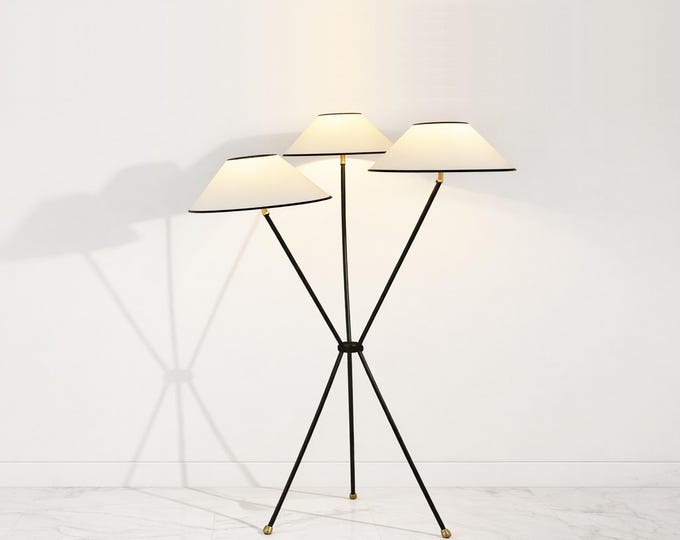 Modern Industrial Floor Lamp for Living Room Decor