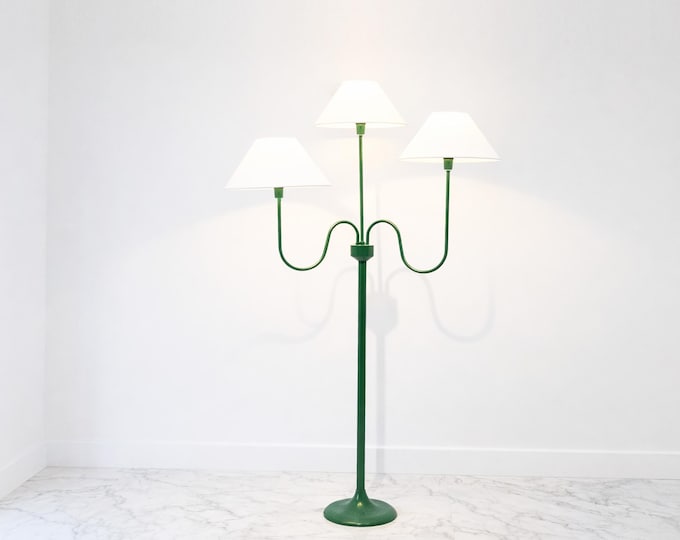The Allure of Green Triple Shade Floor Lamps for Modern Homes