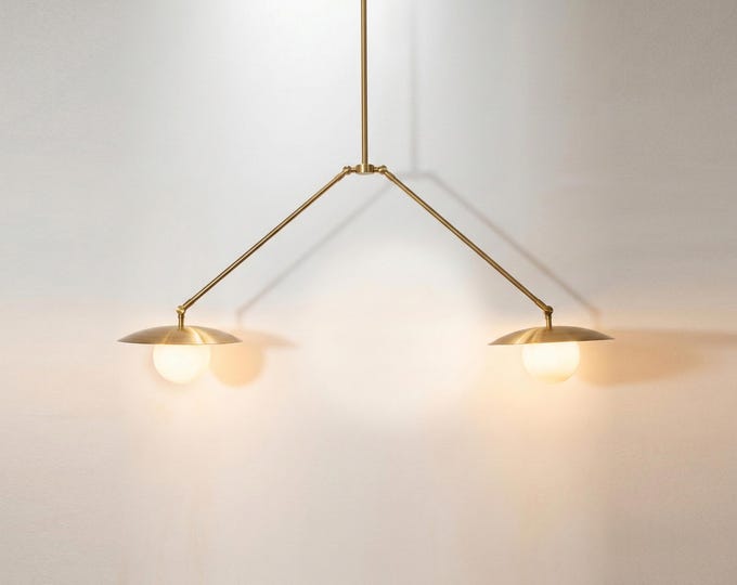 Opulent Gold Brass 3-Shade Chandelier | Regal Bedroom Glow