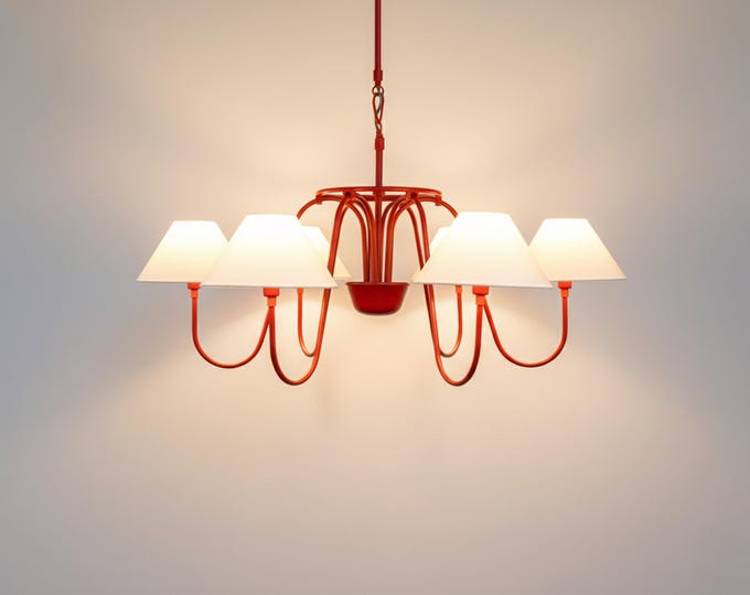Red Radiance: A Chandelier that Defines Elegance
