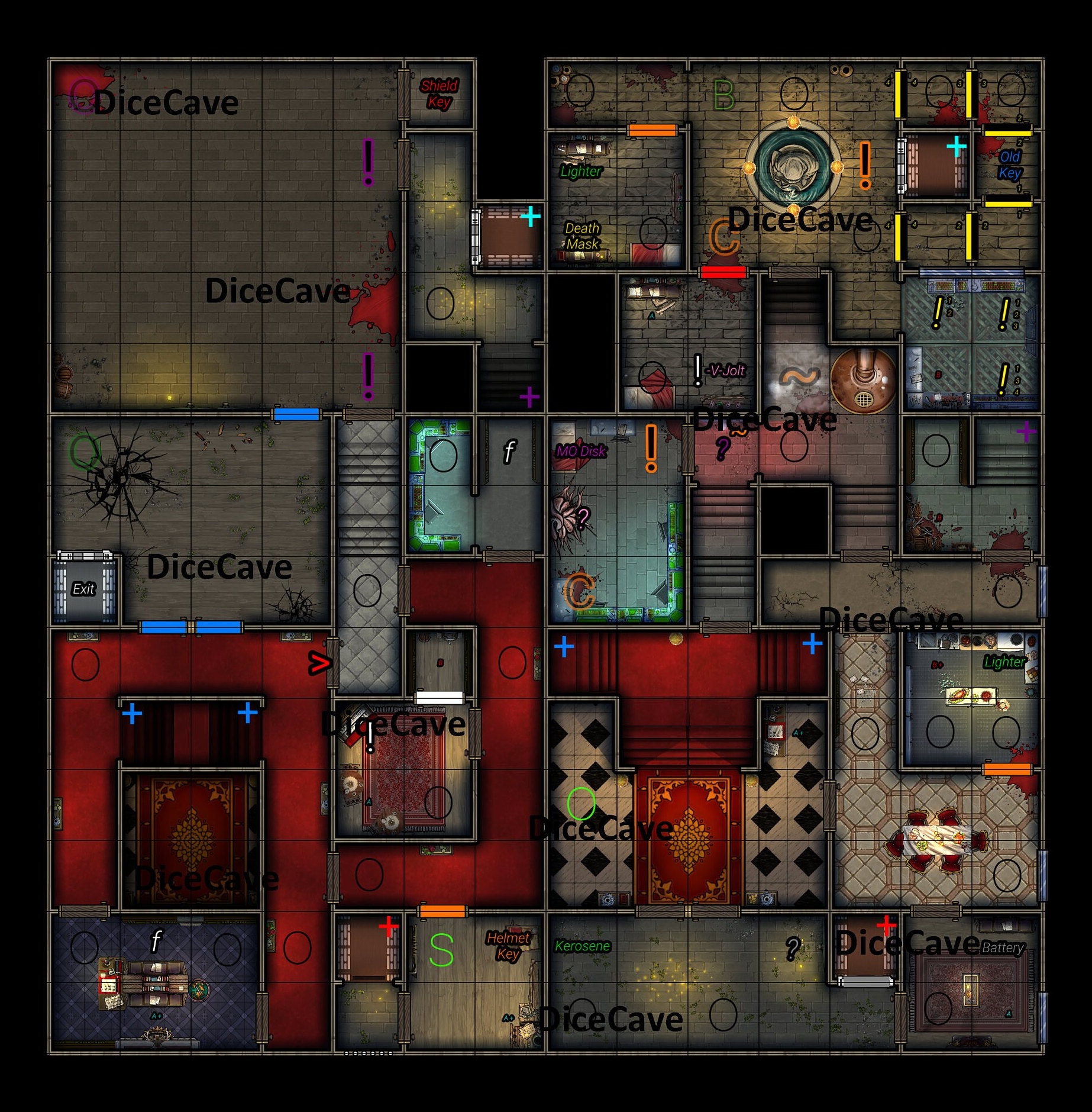 Arklay Arklay Campaign 1 (RE0), Resident Evil Digital Print and Play Dungeon ...