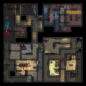 Raccoon City Campaign 2 (RE2), Resident Evil Digital Print and Play Dungeon Scenarios.