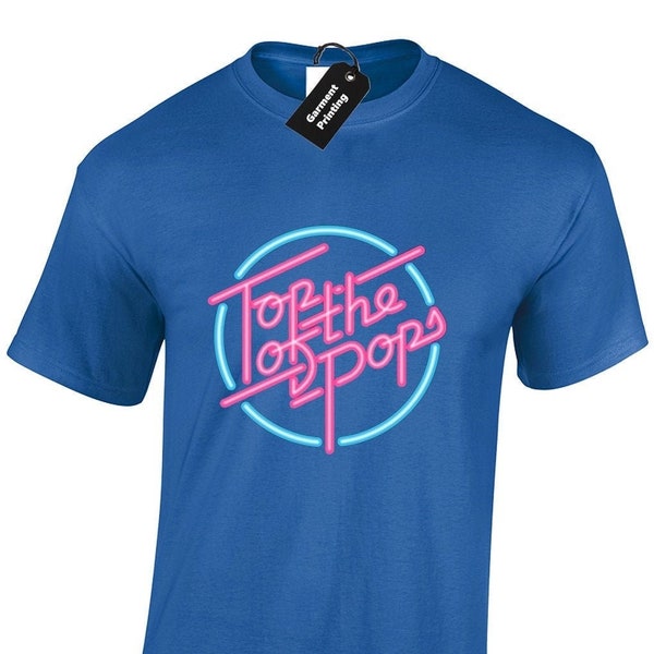 Totp mens t-shirt unisex funny retro tv programme fashion design logo music cool pop chart 80s clothing present gift for women