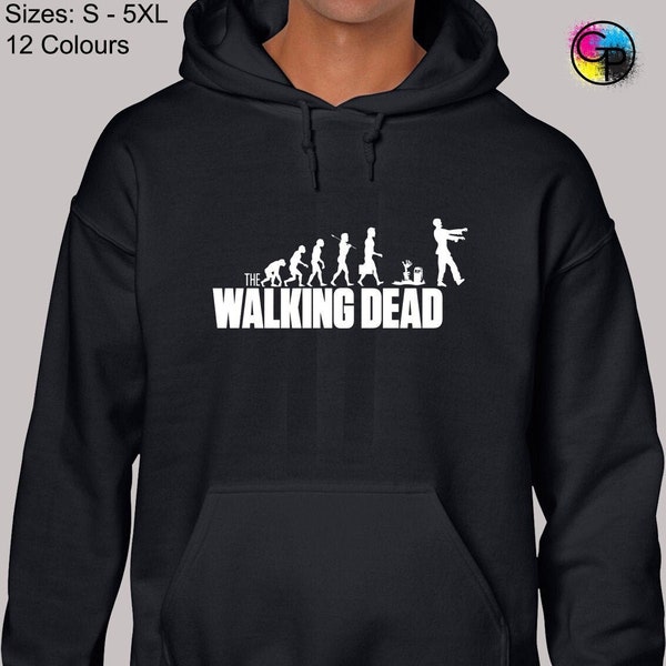 Walking dead hoodie hoody unisex funny zombie apocalypse  darly dixon rick grimes michonne walker negan comic tv inspired present gift