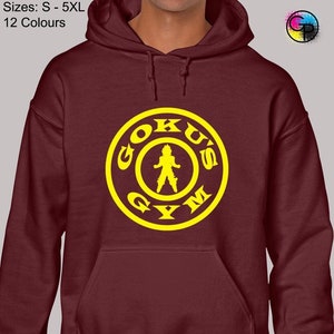 Goku Gym Hoodie Etsy UK
