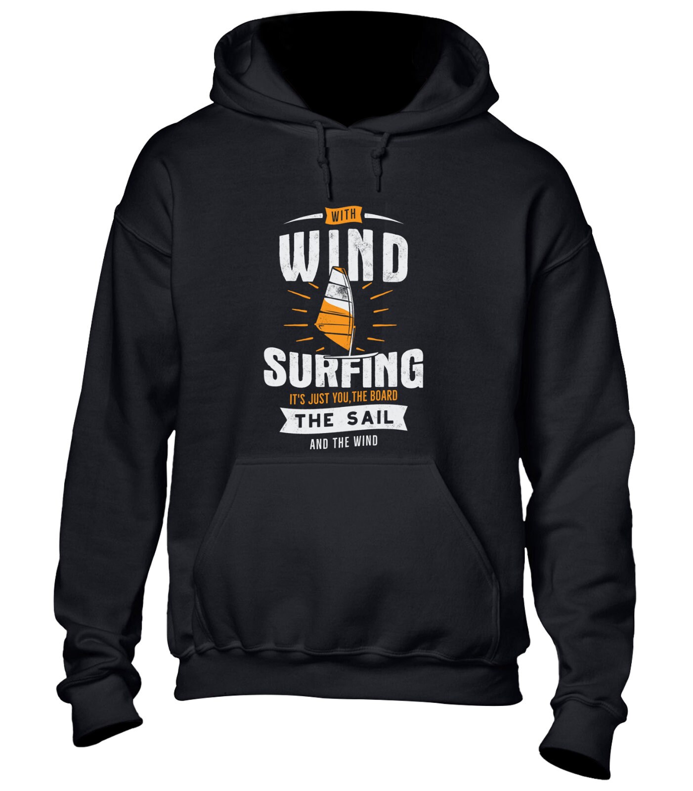 Wind Surfing Hoodie Hoody Unisex Funny Slogan Surf Sea Ocean Water 