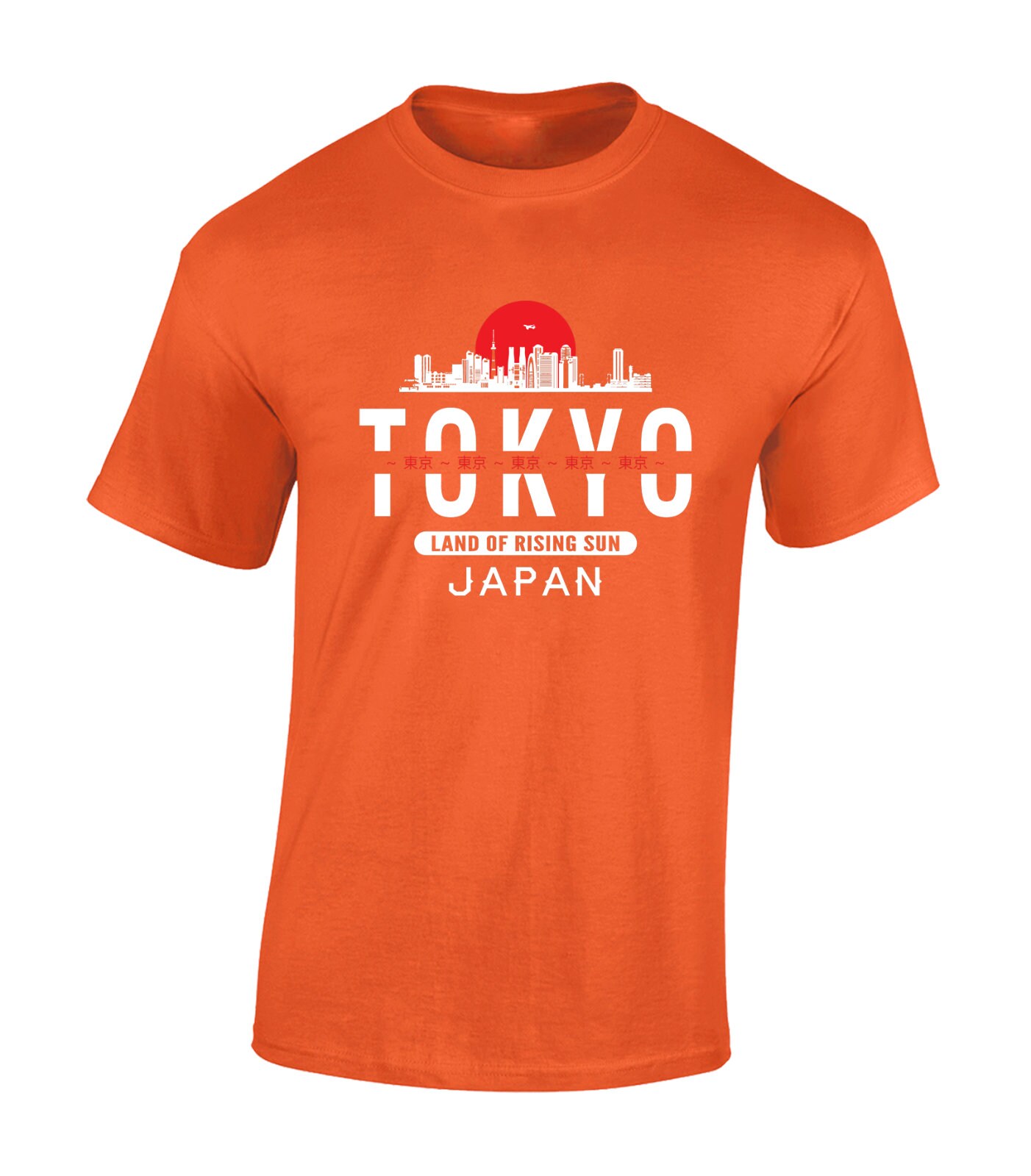 Tokyo Land of Rising Sun Mens T Shirt Unisex Novelty Cool Japanese