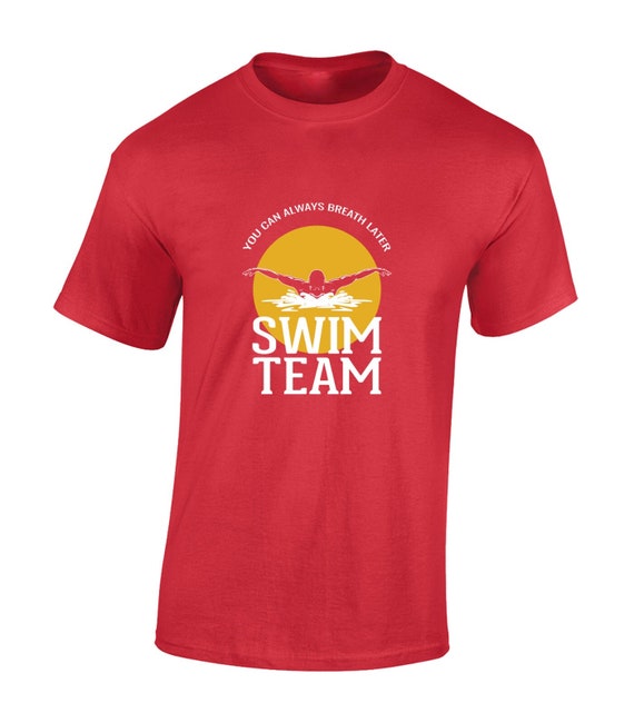 Swim Team Mens T Shirt Unisex Funny Swimming Pool Water Aquatic's