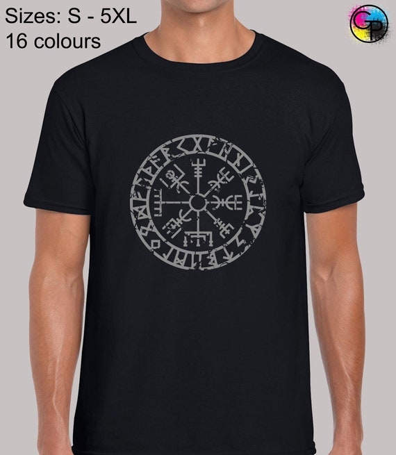 Nordic Runes Lucky Thor Hammer T-Shirt Odin Mjolnir Valhalla Nordic Runes Lucky Thor Hammer T-Shirt Odin Mjolnir Valhalla
