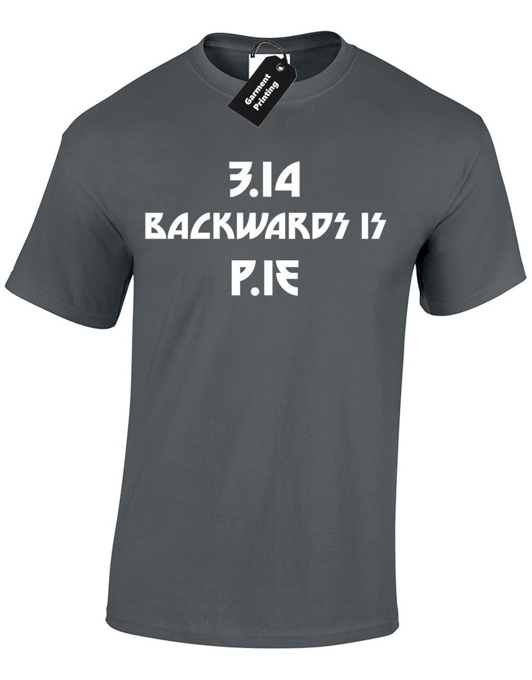 3.14 Backwards is Pie Mens T Shirt Unisex Funny Joke Novelty