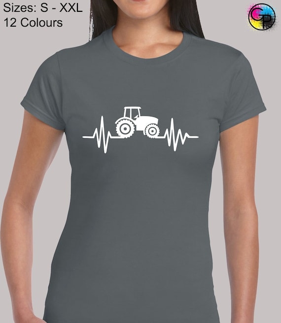 Tractor Heartbeat Shirt - Best T-Shirt For Farmers Tractor Heartbeat Shirt - Best T-Shirt For Farmers