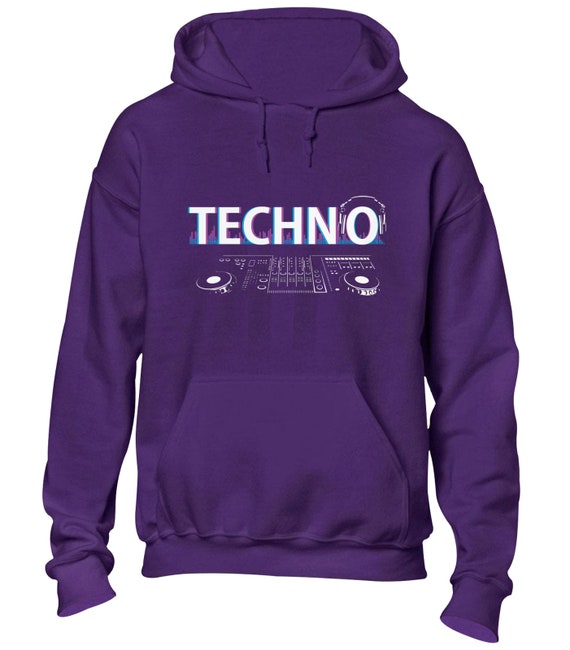 TTTXICE & TECHNO logo hoodie (PURPLE） d2dc7c6208df22ecf4a4467ba7e21d