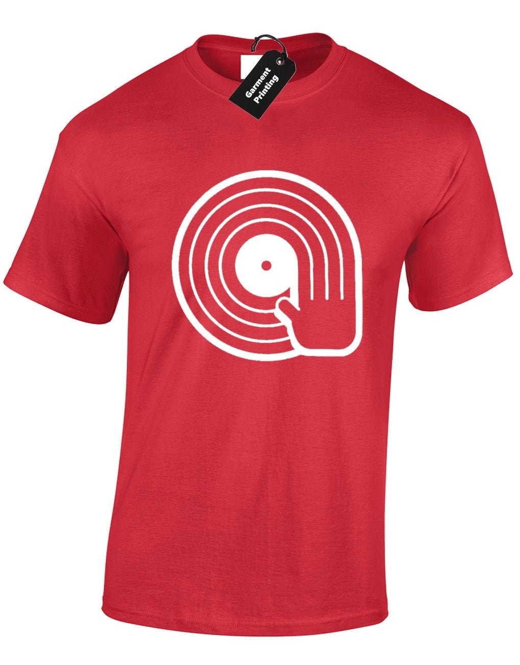 Lepni.me Men's T-Shirt - Retro Music DJ Headphone Print Graphic Tee, Gift For Music Lovers