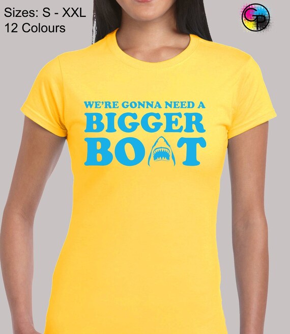 Jaws 'The Boat Song' T-Shirt - 100% Cotton Men's Graphic Tee