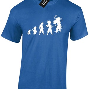 Evolution of dragonball mens t shirt unisex funny classic retro dragon ball z dbz goten goku anime manga clothing present gift for him image 10