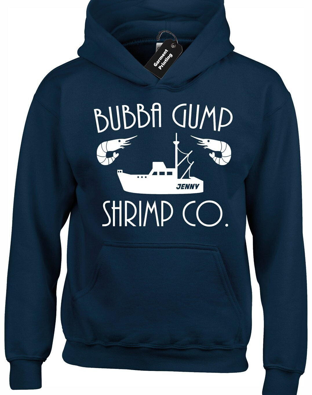 Bubba Gump Shrimp Hoody Hoodie Unisex Funny Forrest Gump Retro 